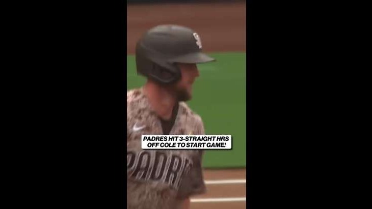San Diego Padres player celebrates home run during winning streak.