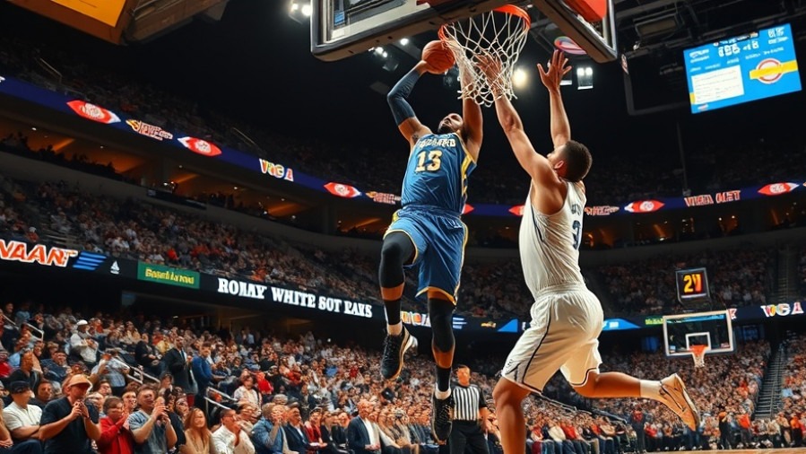 January 2026 NBA highlights featuring a dramatic dunk and block in a packed arena.