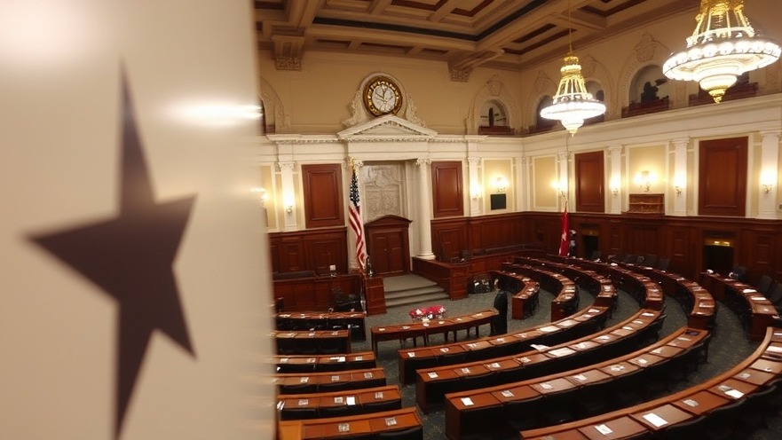 Inside the Texas Senate chamber discussing Texas flooding relief and THC regulations.