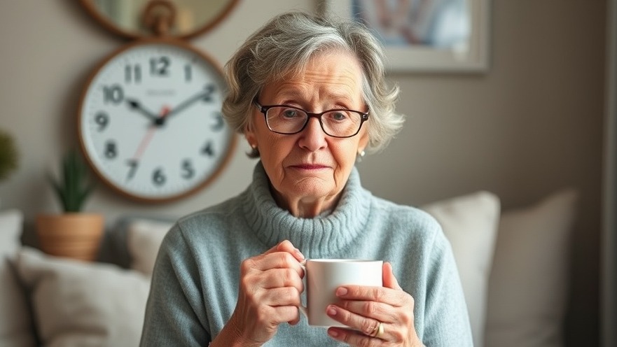 Older woman explaining the importance of morning routine for productivity and health.