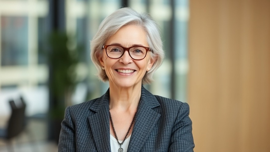 Smiling older businesswoman representing independent journalism in Austin Texas news