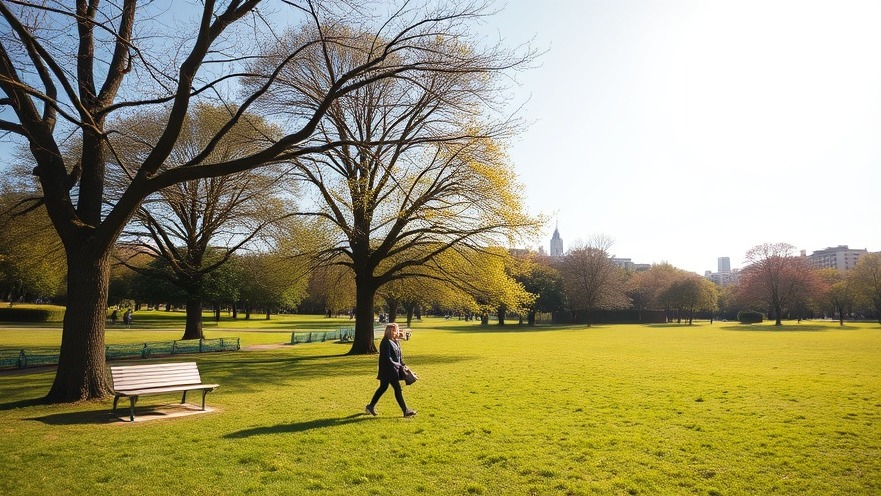 Sunny breezy day in the park highlights elevated fire risk amid San Antonio temperatures February.