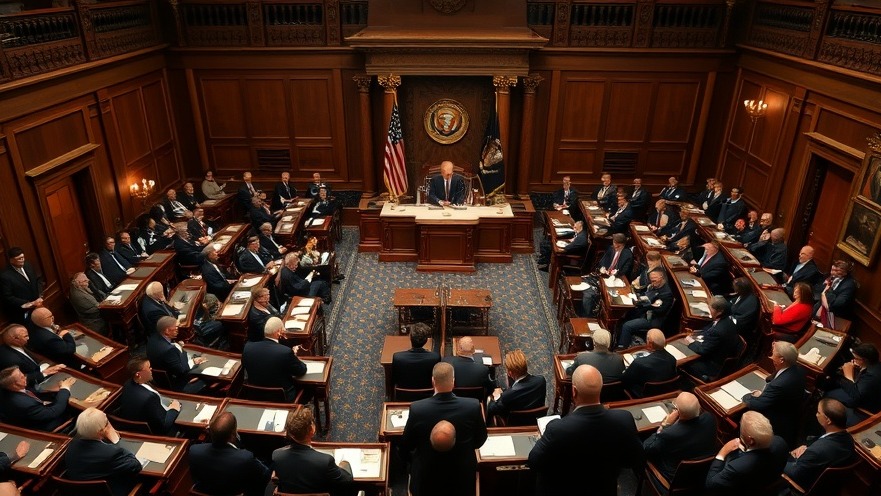 Trump delivering the State of the Union address in Congress, highlighting the importance of the designated survivor.