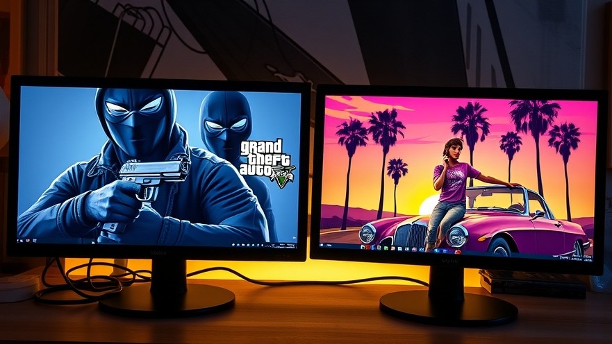 Stunning GTA 6 Netflix preview with lifelike characters and vibrant sunset illustration.