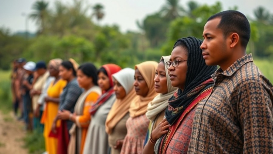 Line of immigrants impacted by U.S. immigration policy and Supreme Court decisions