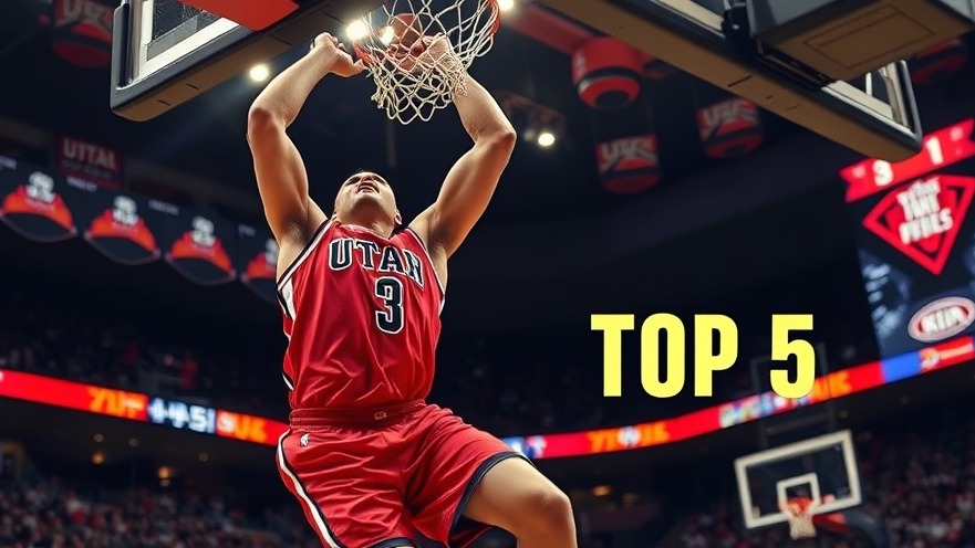 Intense mid-air dunk at a Dallas Mavericks game, capturing dynamic sports action.