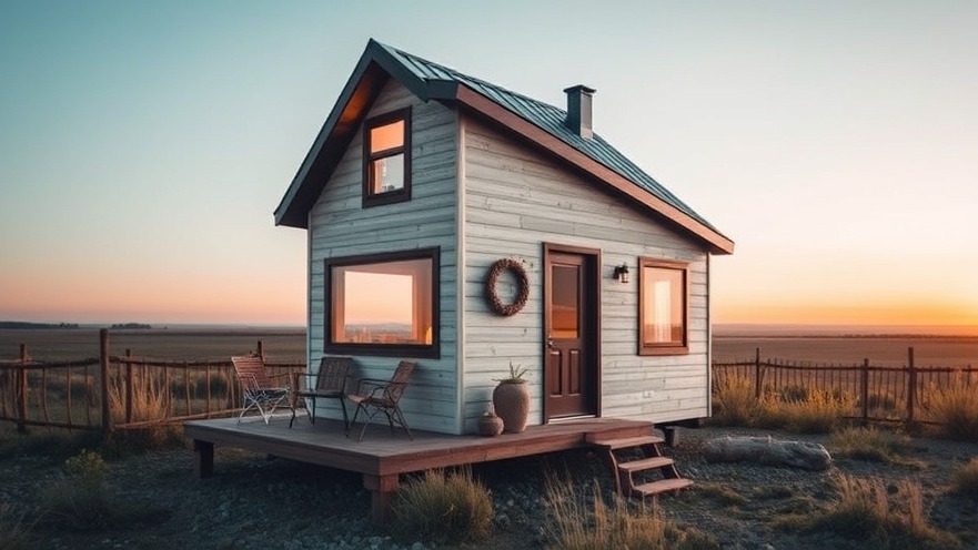 Sleek eco-friendly tiny home showcasing multifunctional furniture for minimalist living.