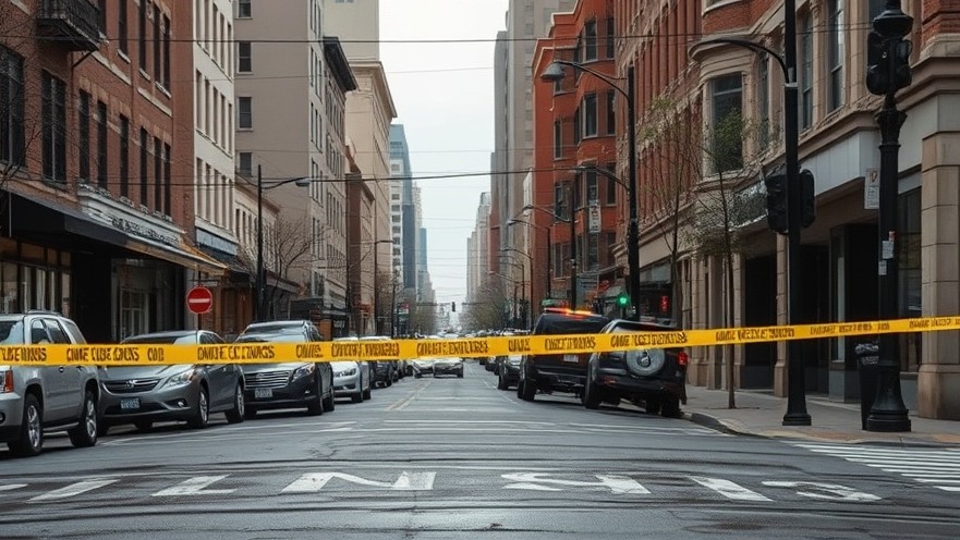 Crime scene downtown highlighting austin public safety news.