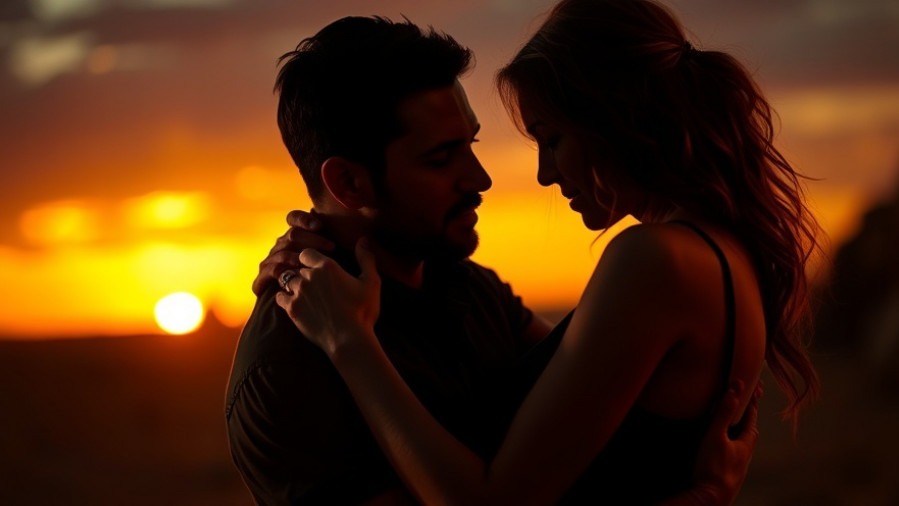 Intense embrace scene highlighting cinematic storytelling and Oscar nominations for Best Picture contenders.