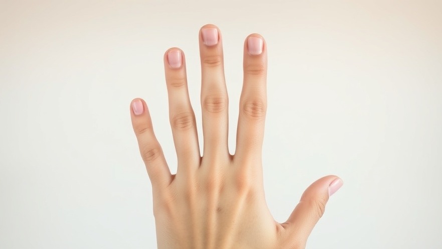 Hand signaling five for healthy living tips in Houston.
