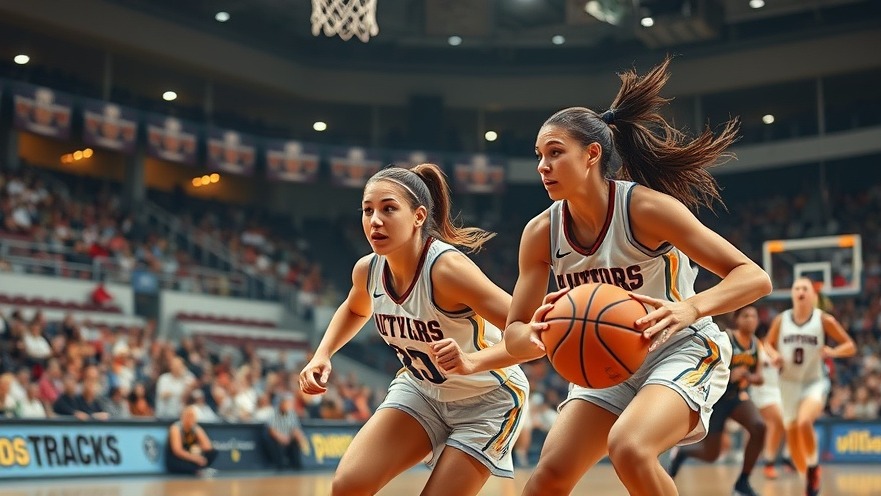 Dynamic NBA highlights featuring female players showcasing sports representation.