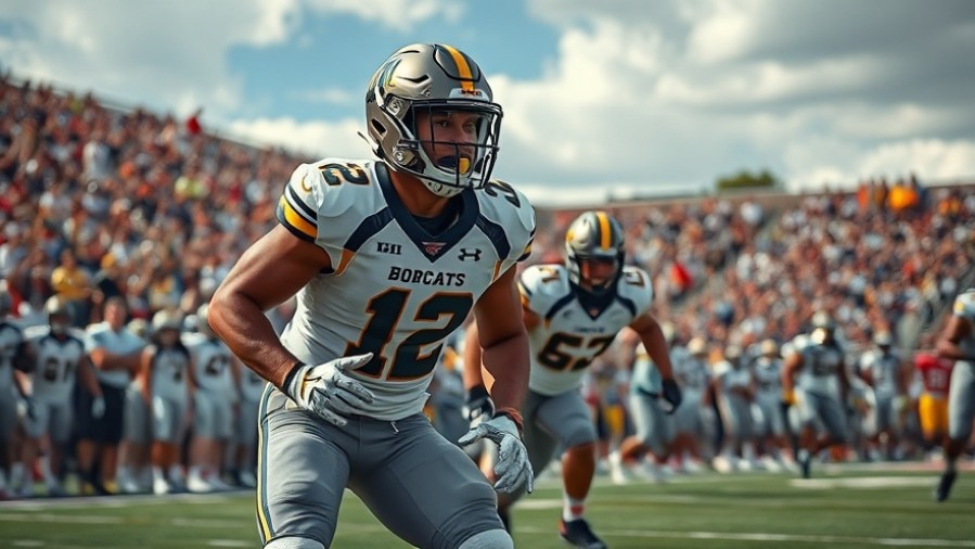 Montana State Bobcats in action during college football playoffs, Brawl of the Wild.