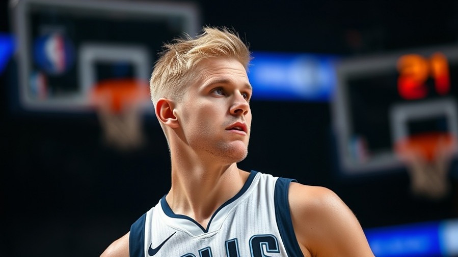 Dallas Mavericks news featuring a blonde-haired player in action.