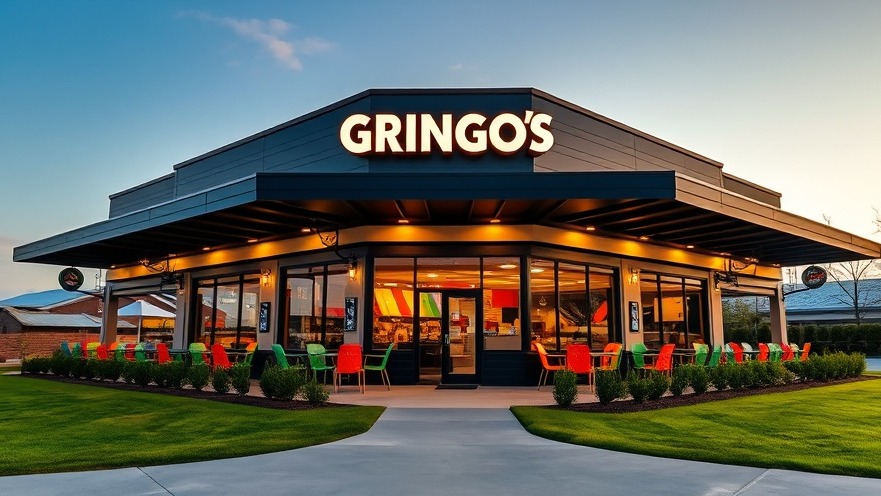 Modern Gringo's Tex-Mex restaurant showcasing vibrant outdoor seating, reflecting Houston economy growth.