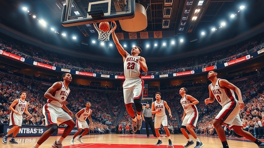 Dynamic basketball action showcasing player mid-dunk in San Antonio sports news.