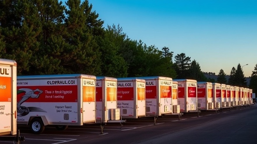 U-HAUL trailers highlighting Texas immigration trends and demographic shifts.