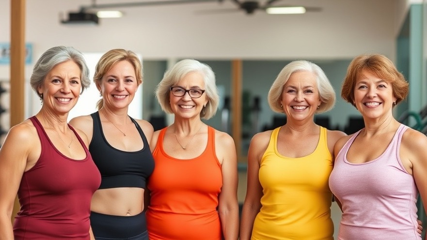 Senior women practicing healthy lifestyle habits in the gym for wellness.