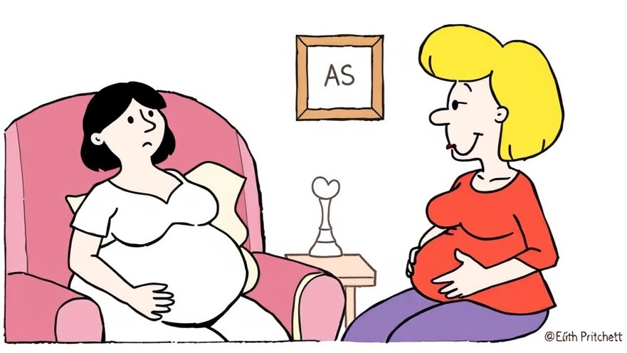 Edith Pritchett cartoon promoting a healthy lifestyle and community health.