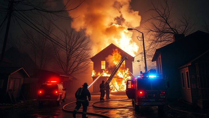 Brave firefighters tackle a massive blaze, showcasing community safety in San Antonio.