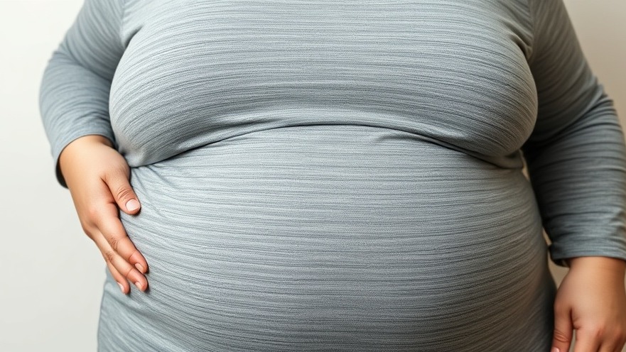 Obese woman exploring natural medicine for weight loss and healthy lifestyle.