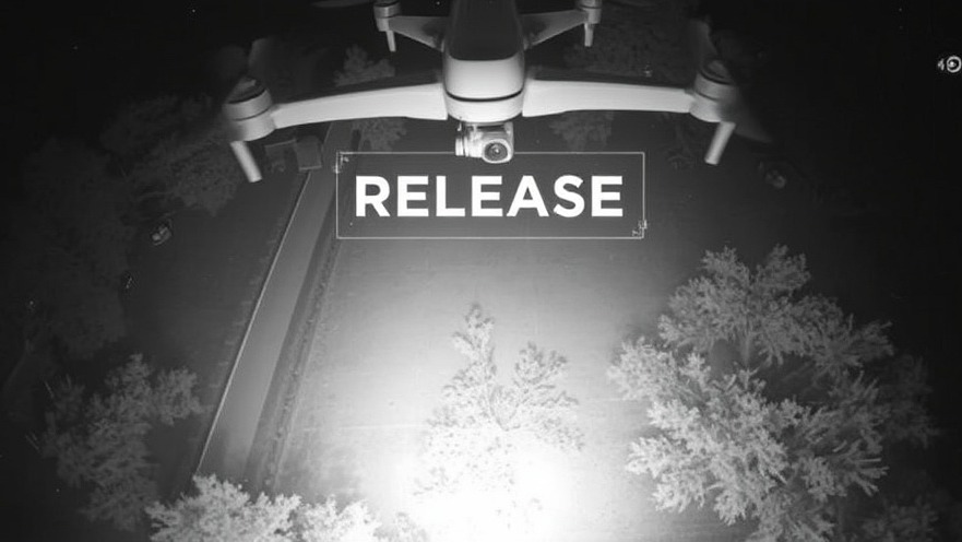 Aerial infrared view of a digital interface highlighting breaking US news.