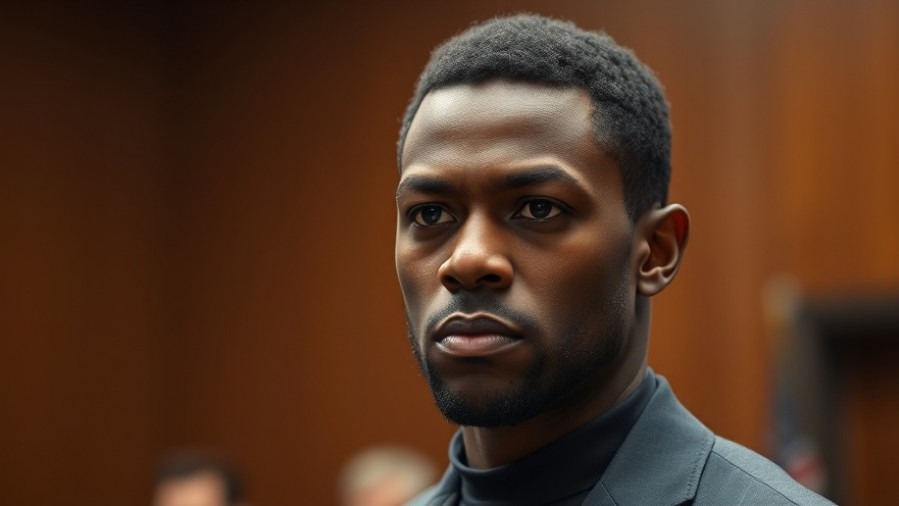 Serious black male in courtroom reflects San Antonio priest case dismissal