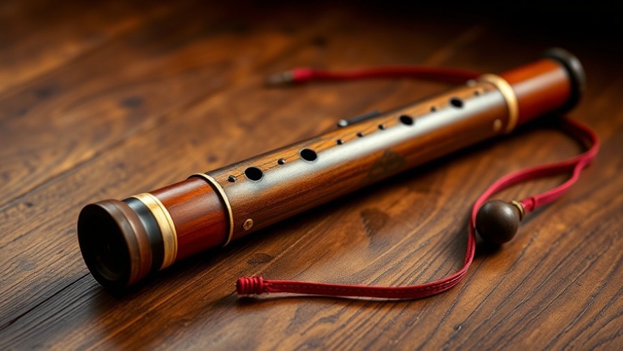 Recorder instrument representing mental health support through daily wellness routines.