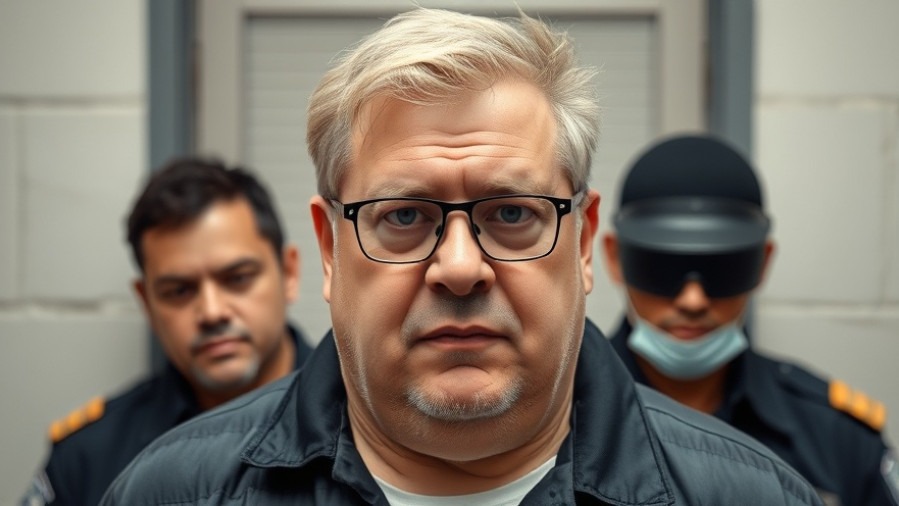 San Antonio crime reports highlighting a big Hispanic man in glasses being arrested.