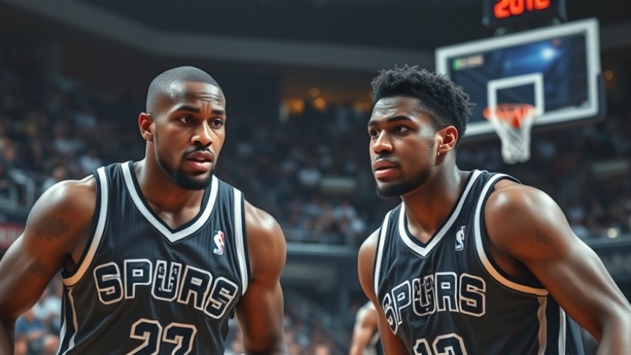Intense San Antonio Spurs players showcasing sports motivation in a thrilling NBA rivalry.