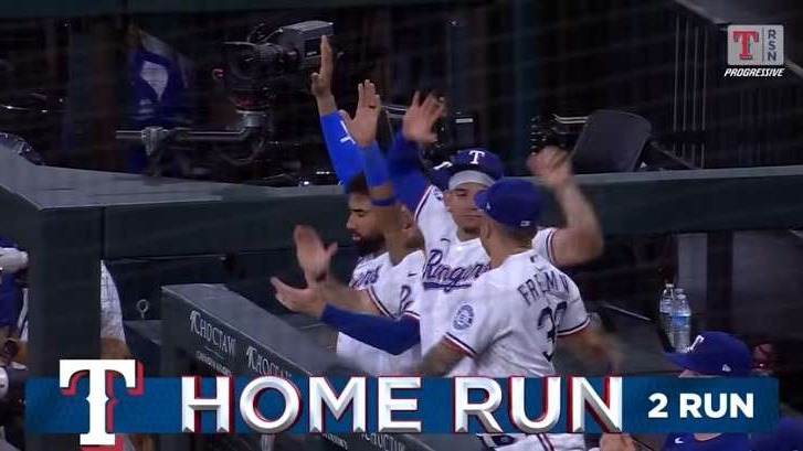 Rangers vs Mets Game Recap: Player Celebrates Home Run.