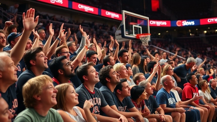 Delirious basketball fans celebrating NBA highlights and incredible moments.