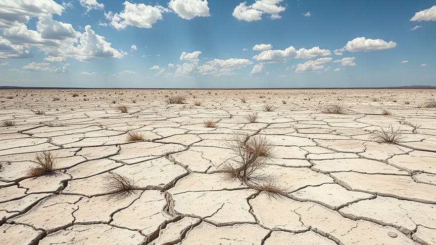 Texas drought impacting water resource management in almost-dry lakebed in South Texas.