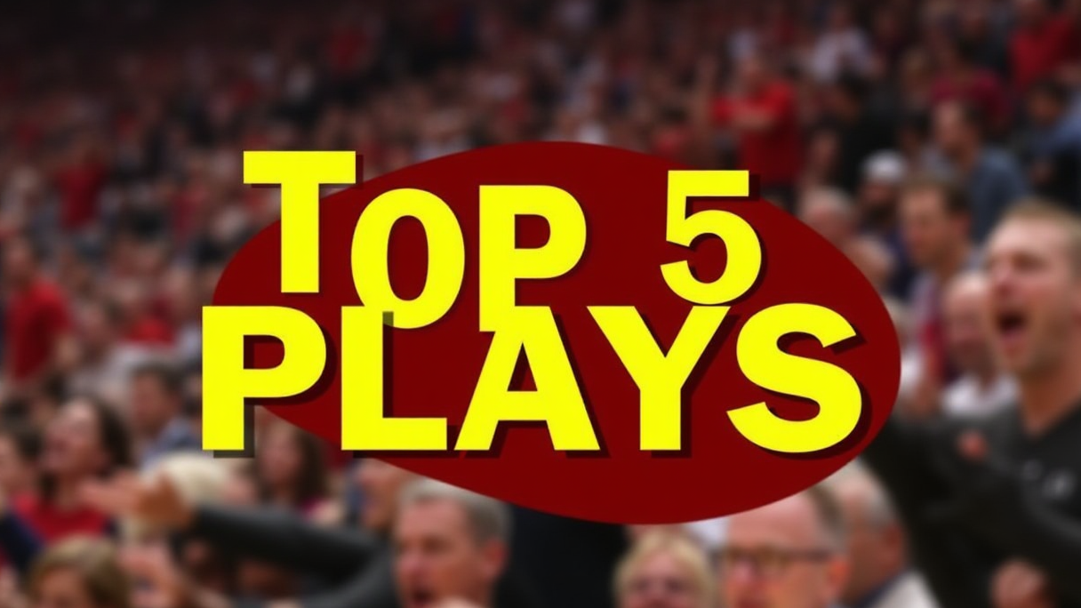NBA playoffs top 5 play featuring Houston sports impact