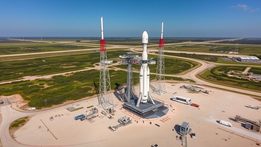 SpaceX rocket launch site in Boca Chica, TX, supporting local business in San Antonio.