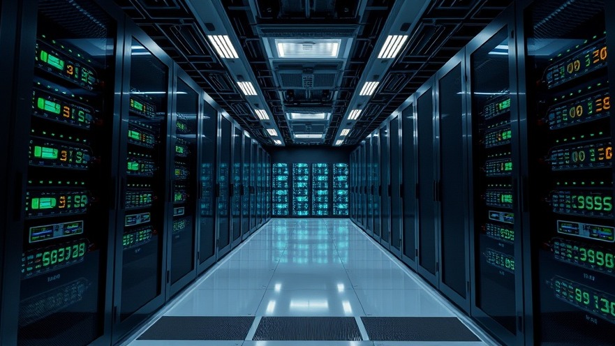 Modern data center showcasing technology's economic impact in Texas