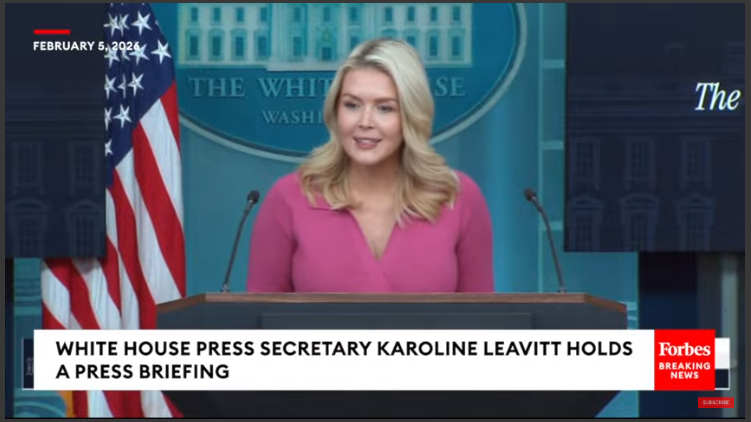 National news headlines visual with ICE officer and woman speaker.