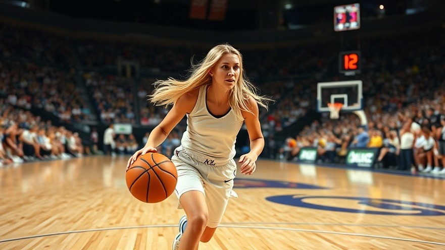 WNBA player safety: focused female player dribbling amidst vibrant crowd energy.