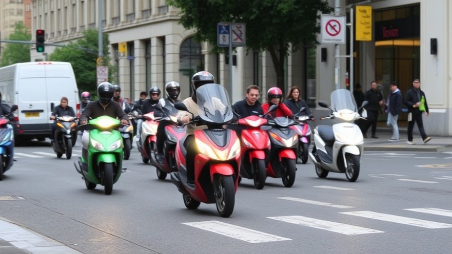 Scooters causing chaos on city streets amid NYPD crackdown on scooter regulations for urban transportation safety.