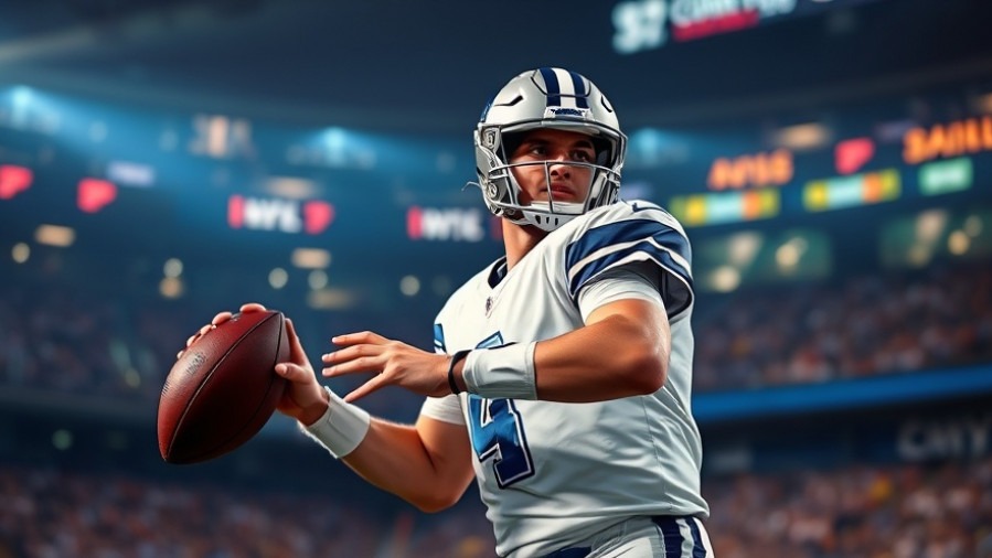 Dallas Cowboys quarterback Dak Prescott prepares to pass in the NFL playoff picture.