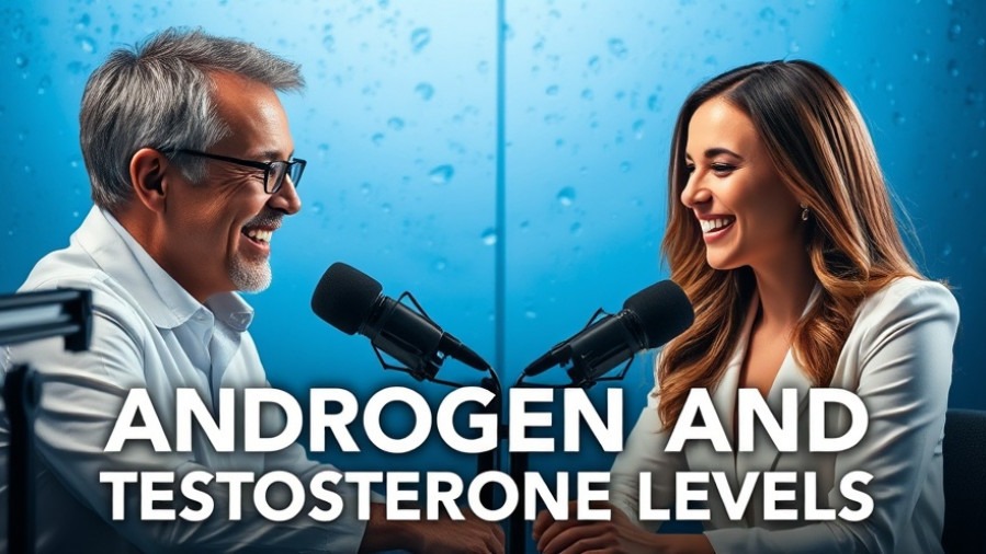 Podcast on testosterone levels with experts, highlighting natural immune support strategies.