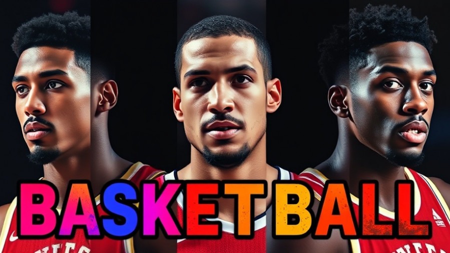 Dynamic collage of NBA recap player highlights with vibrant colors and expressions.