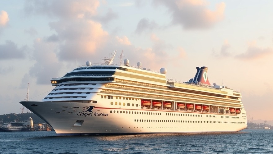 Luxurious cruise ship showcasing consumer technology in Austin.