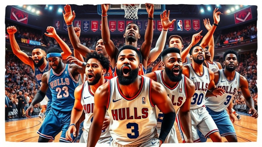 Dynamic NBA highlights collage showcasing thrilling matchups from January 19 recap.