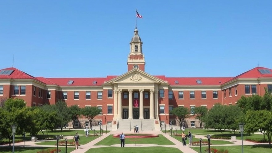 Texas Tech University campus showcasing academic freedom and Texas education reform.