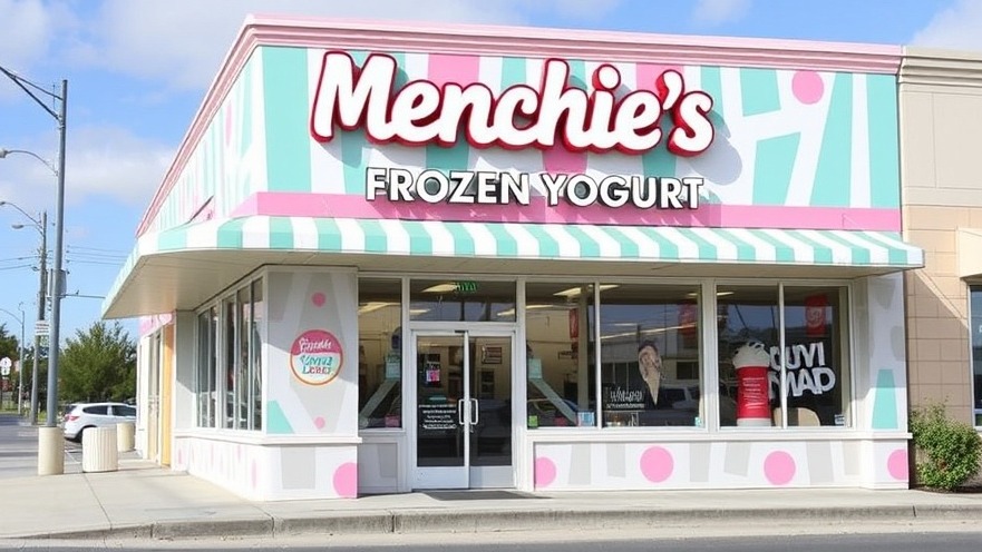 Menchie's Frozen Yogurt shop, a sweet stop among New Braunfels attractions.