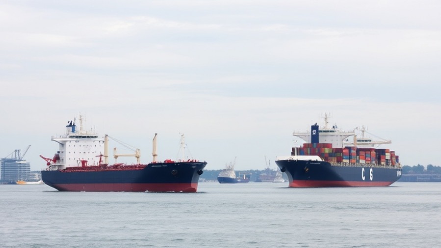 Oil tankers and cargo ships reflect national security news on maritime security in Africa.