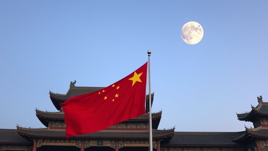 Chinese flag symbolizing cultural exchanges in Texas international relations.