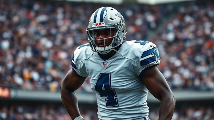 Kyler Murray and Dak Prescott in intense NFL Week 9 action, Dallas Cowboys uniform.