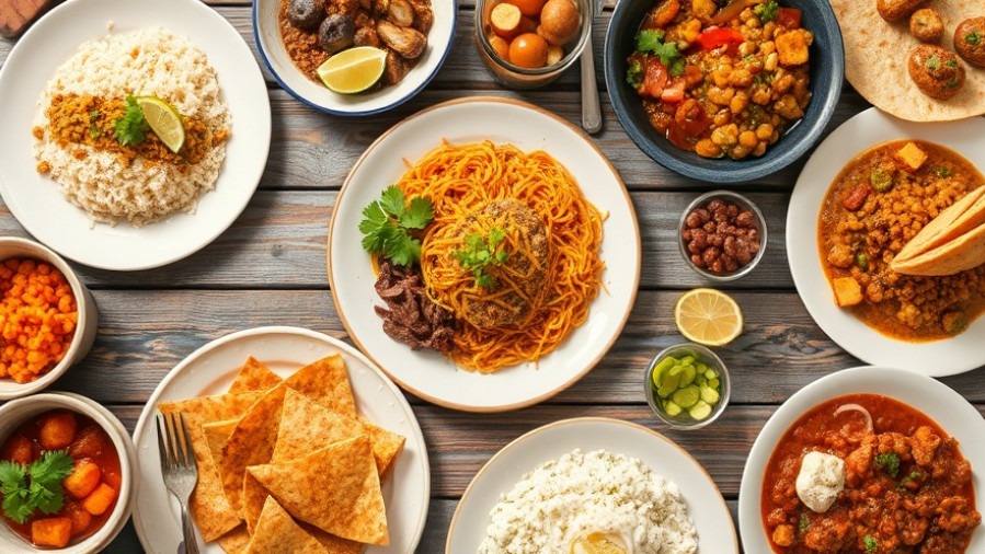 Delicious spread of Mexican food at Mama Betty's, a Tex-Mex restaurant in Austin.
