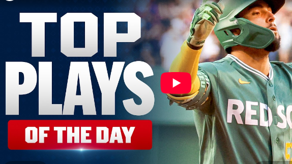 Top MLB Plays July 17, 2026: Player celebrates triumphantly in stadium.